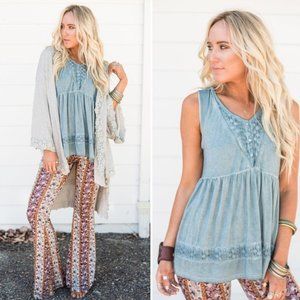 Boho Sleeveless Tunic